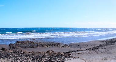 Tenerife a pláž Playa de La Jaquita