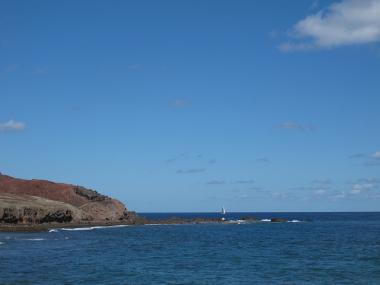 Pláž Playa Arinaga, ostrov Gran Canaria
