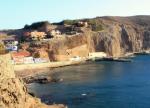 Pláž Playa de Sardina ve vesnici Puerto de Sardina 
