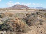 Ostrov Lanzarote s vulkánem Montaña Roja