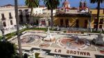 La Orotava - náměstí vyzdobené pestrou tapisérií
