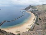 Kanárský ostrov Tenerife a jedna z pláží